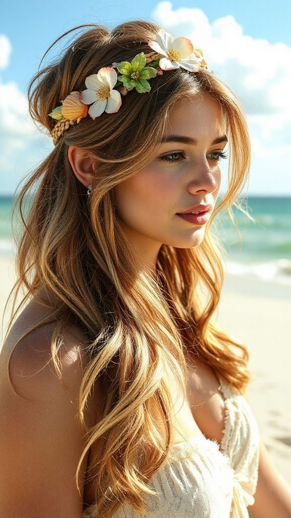 beachy waves with accessories