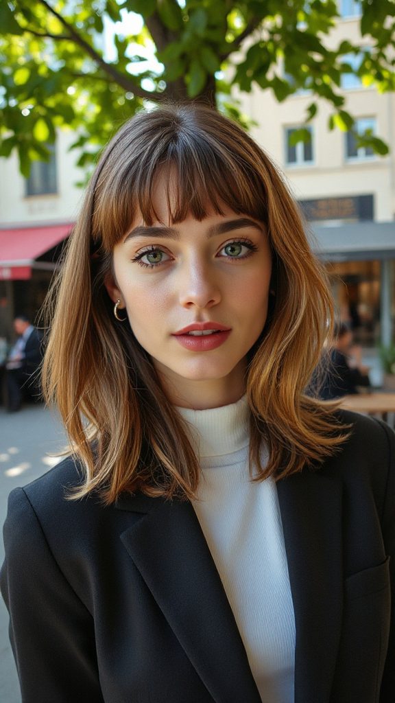 bold modern micro bangs
