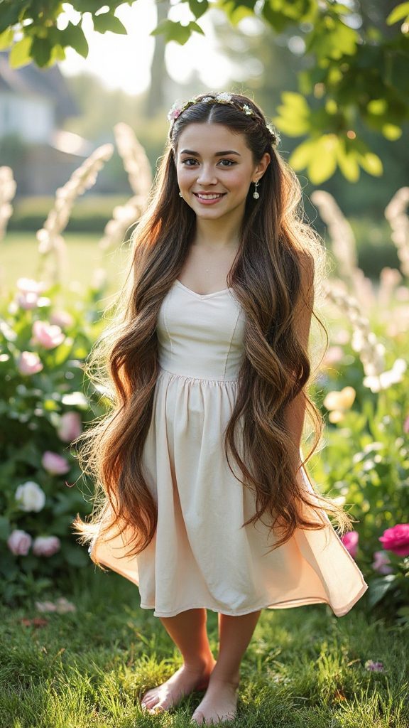 braided layered hairstyle elegance