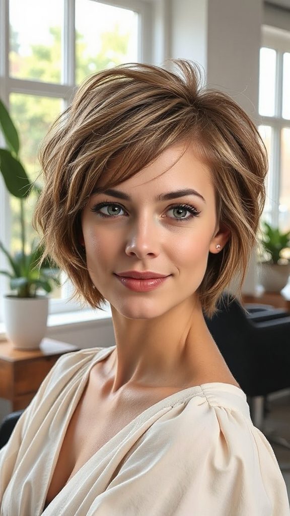 chic layered hairstyle fusion