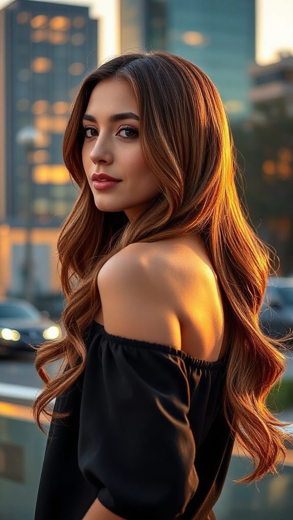 chic modern v cut layers