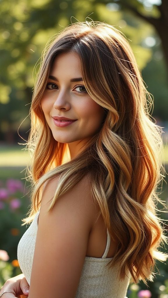 dynamic layered shag hairstyle