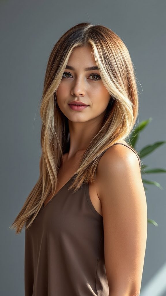 edgy elegant layered hairstyle