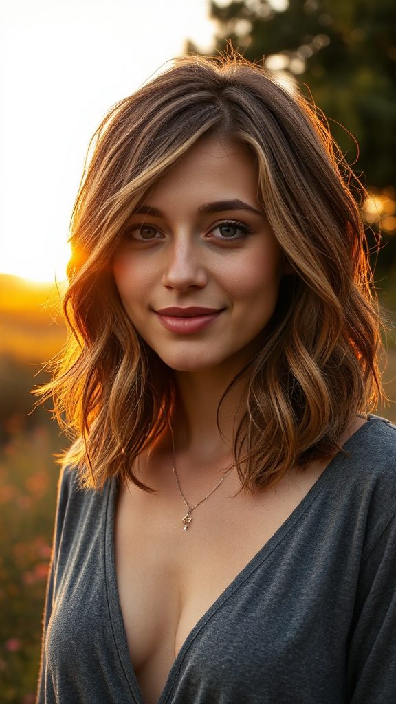 edgy layered textured hairstyle