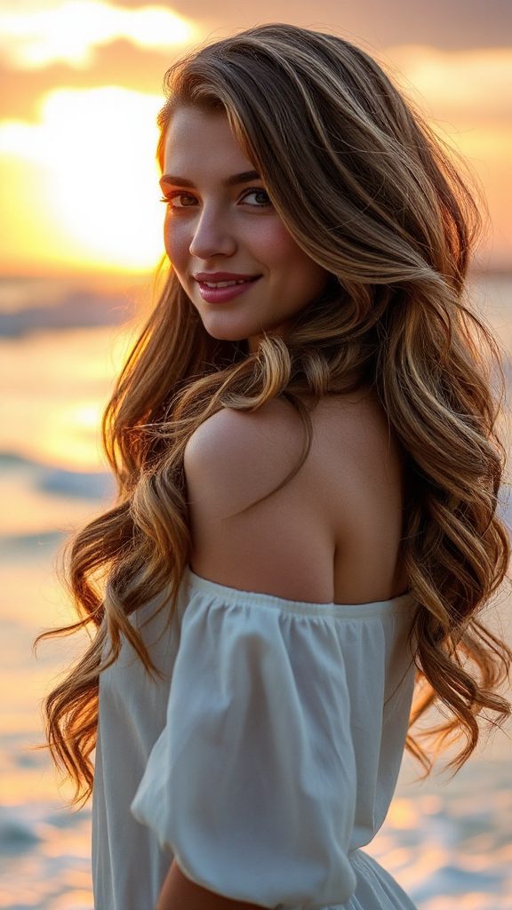 effortless side swept waves