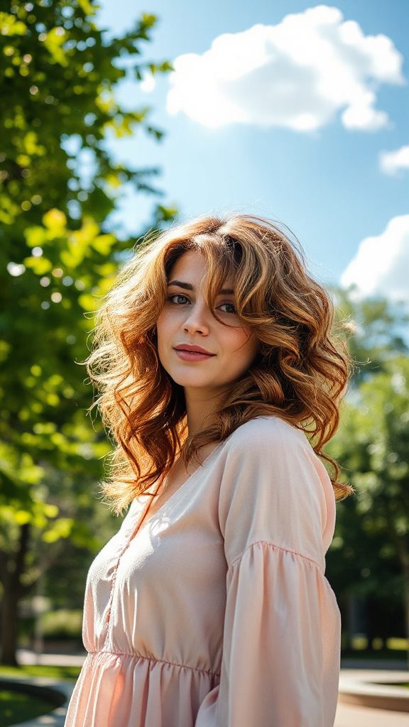 effortlessly chic tousled layers
