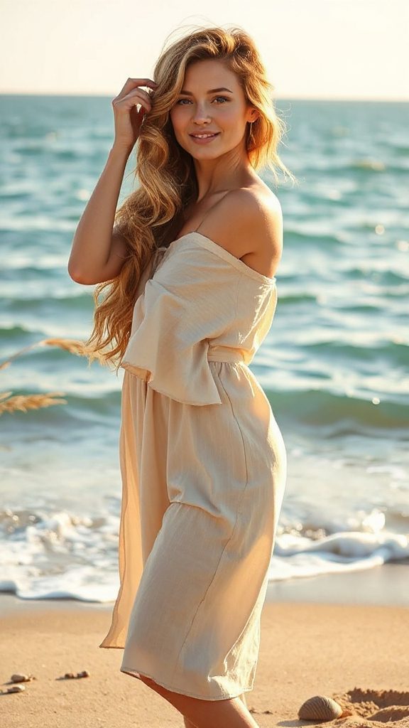 effortlessly tousled beach waves