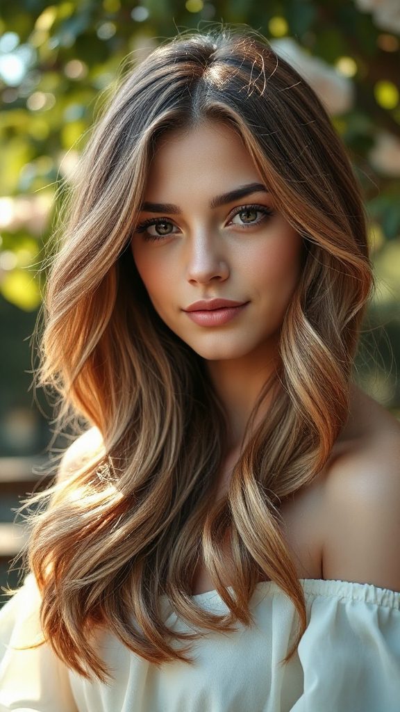 elegant hidden layer hairstyle