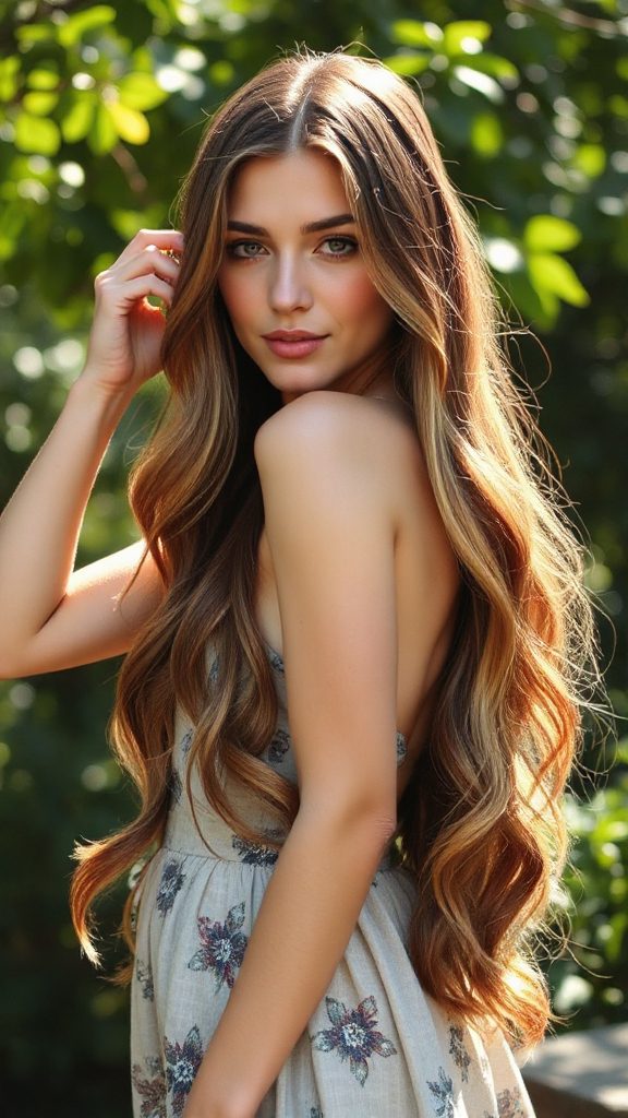 elegant layered wolf cut