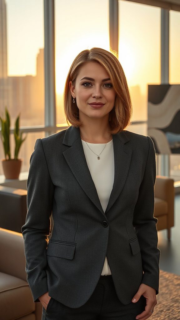 elegant modern versatile hairstyle