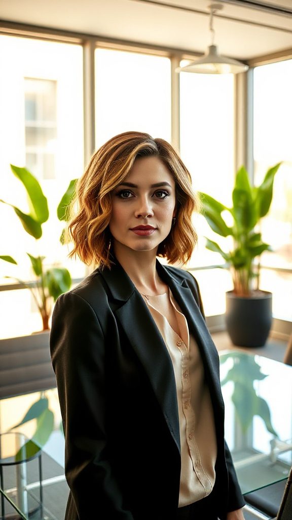 elegant textured versatile hairstyle