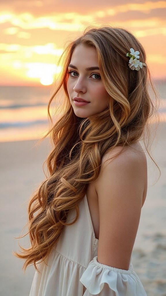 enchanting romantic beach waves