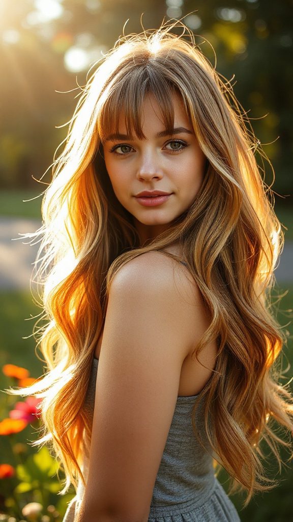 layered butterfly cut elegance