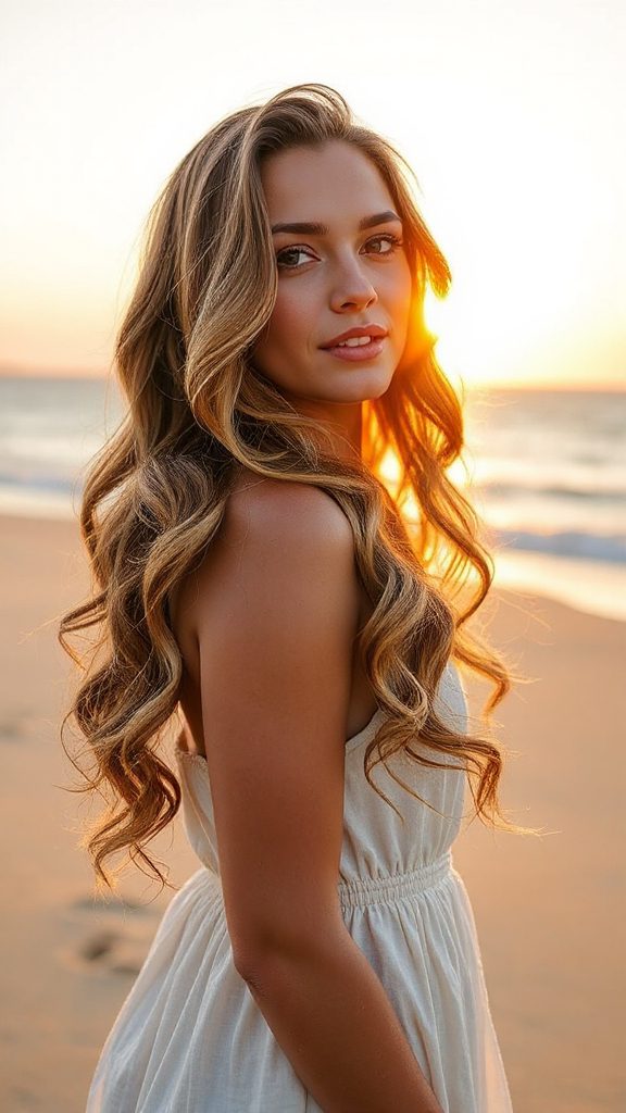 loose beachy waves tutorial