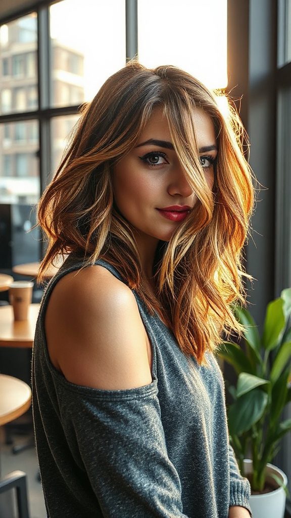 playful edgy asymmetrical bob