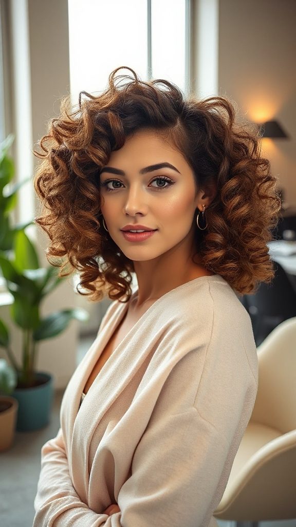 playful sophisticated youthful curls