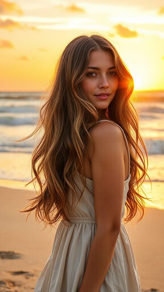 playful textured beachy hairstyle
