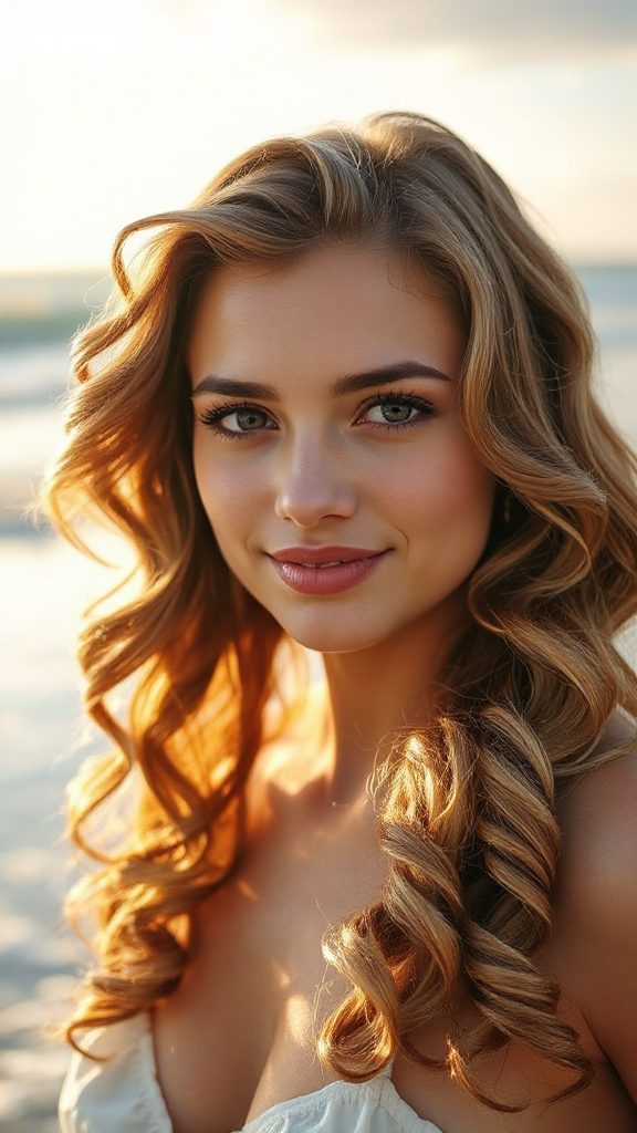 soft romantic finger curls