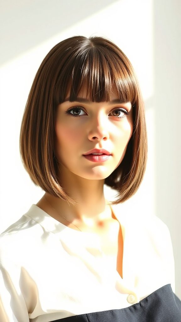 sophisticated polished timeless bob