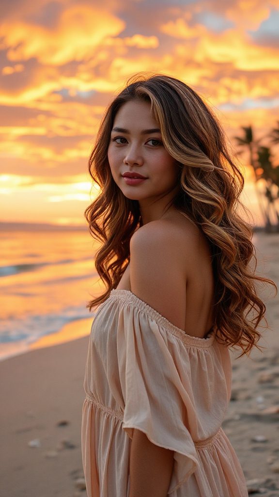 timeless beach wave elegance
