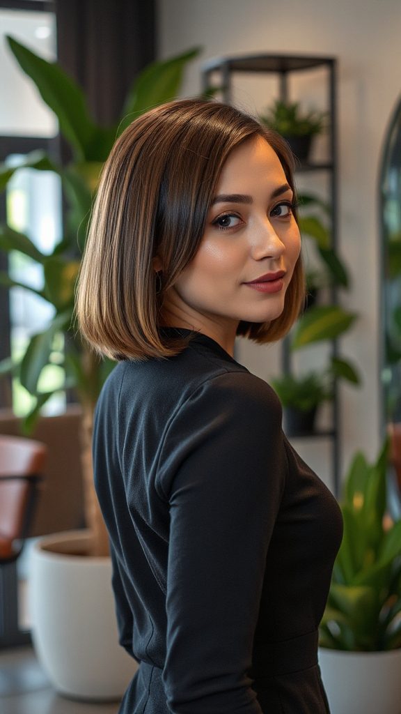 timeless graduated bob elegance